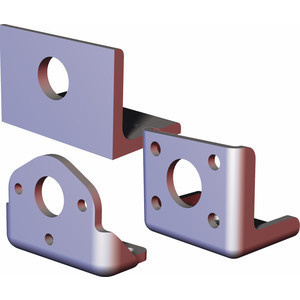 THRU-HOLE MOUNTING ACCESSORIES FOR THREADED BODY, STRAIGHT LINE ACTION CLAMPS